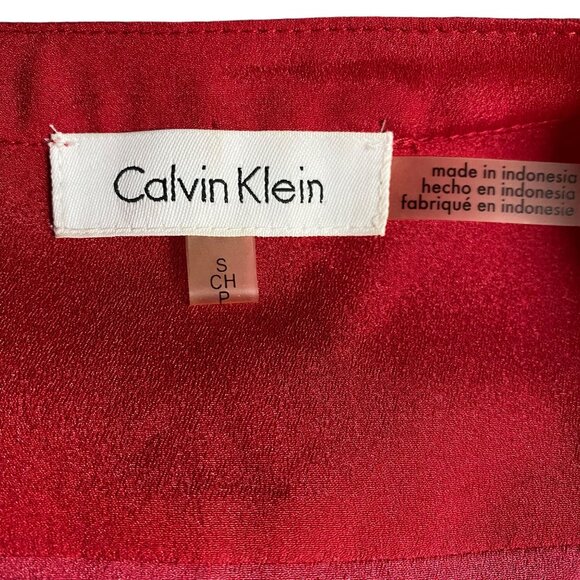 Calvin Klein Womens Snake Print Ombre Blouse Size S - Picture 5 of 5